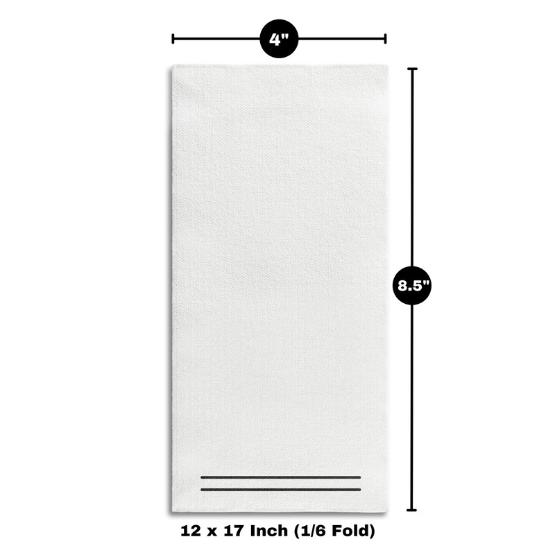 TYH Supplies Paquete de 100 toallas de mano desechables con