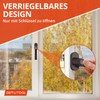 GETLITOOL Lockable Window Handles, Pack of 4 Aluminium Window Lock