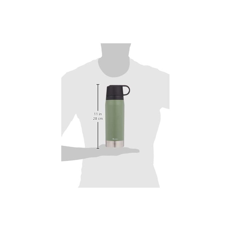 Aladdin CityPark Thermavac Double Cup Stainless Steel Thermos Flask 1.1