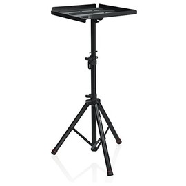 Gator Frameworks Heavy Duty Deluxe Adjustable Multi-Media Gear Stand Featuring 100x100 Vesa Mounting Brackets | Ideal for Laptops and more; Min/Max Height - 36"/48" (GFW-UTL-MEDIATRAY2)