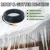 MAXKOSKO Roof Gutter Heat Cable for Snow Melting, Roof De-Icing