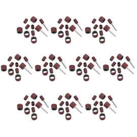 120pc 1/4in + 1/2in Drum Sanding Sander Grinding Kit for Rotary Tools 3.17mm Shaft