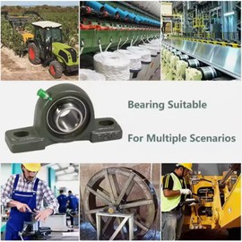 1" Bore Pillow Block Bearing - 2 Pack