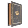 Book Shape Storage Box Large Capacity Wooden European Style Decorative