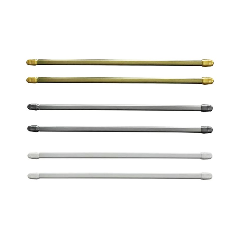 Bundle 2 Cafe Curtain Rods 24" to 32" and 4