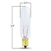 Feit Electric BP15T6-130 15-Watt T6 Tubular Incandescent Bulb with Candelabra