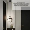 LED Pendant Light Fixture Height Adjustable Globe Modern Hanging Chandelier