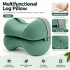 Contoured Memory Foam Knee Pillow for Side Sleeping – Cooling