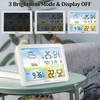 Weather Station Wireless Indoor Outdoor Weather Stations with Atomic Clock,