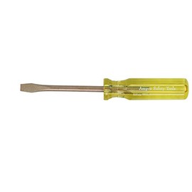 Ampco Safety Tools - 8012 S-49 Standard Screwdriver, Non-Sparking, Non-Magnetic, Corrosion Resistant, 5/16" x 6"