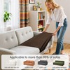 Hokway 2 Piece Individual Couch Cushion Slipcovers Stretch Reversible Cushion