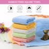 8-Piece Flannel Face Towel with 2 Hooks, Baby Washcloth, Super
