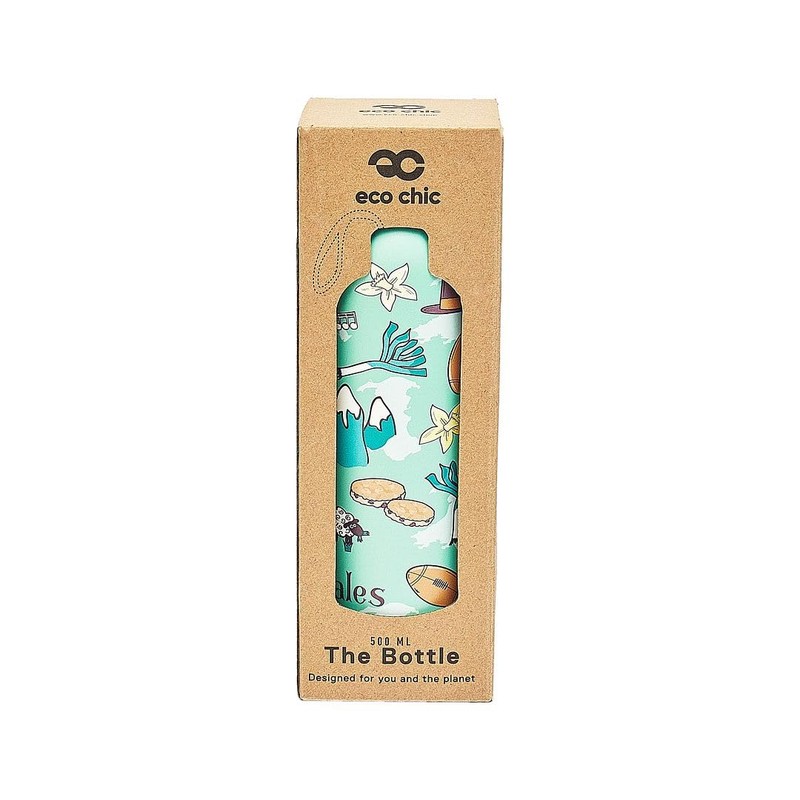Eco Chic Reusable Thermal Bottle Stainless Steel Leakproof Insulated Water