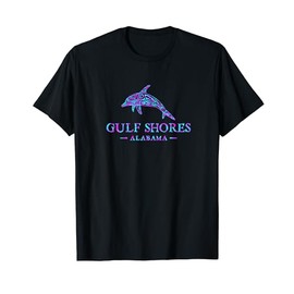Gulf Shores Alabama Retro Dolphin Boys Girls Toddler T-Shirt