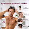 @ Shampoo Excalvo Para Hombres, Con Aceite De Romero, 200