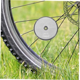 Mobestech 2pcs Round Driveway Reflectors for Trailers and Bikes Screw Motorcycle Safety Reflectors High Reflectivity for Enhanced Visibility Design for Reliable Outdoor Use