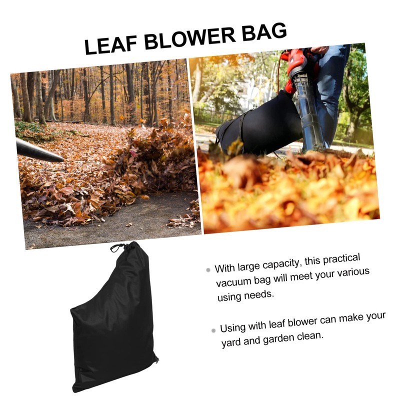 SUPVOX Leaf Blower Bag for Yard Cleanup 600D Oxford Fabric