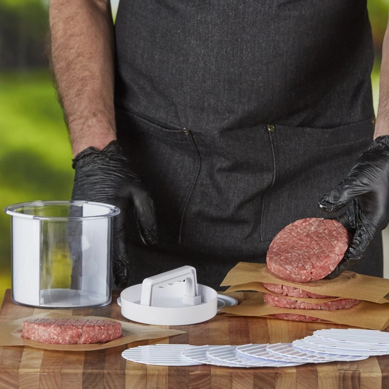 Mr. Bar-B-Q 12 Piece Patty Press Set | Save Time