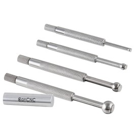 Accusize Industrial Tools 4 Pc Small Hole Gauge Set, Ball Type, inch/mm, 1/8 to 1/5, 1/5 to 3/10, 3/10 to 2/5, 2/5 to 1/2, 3604-5001