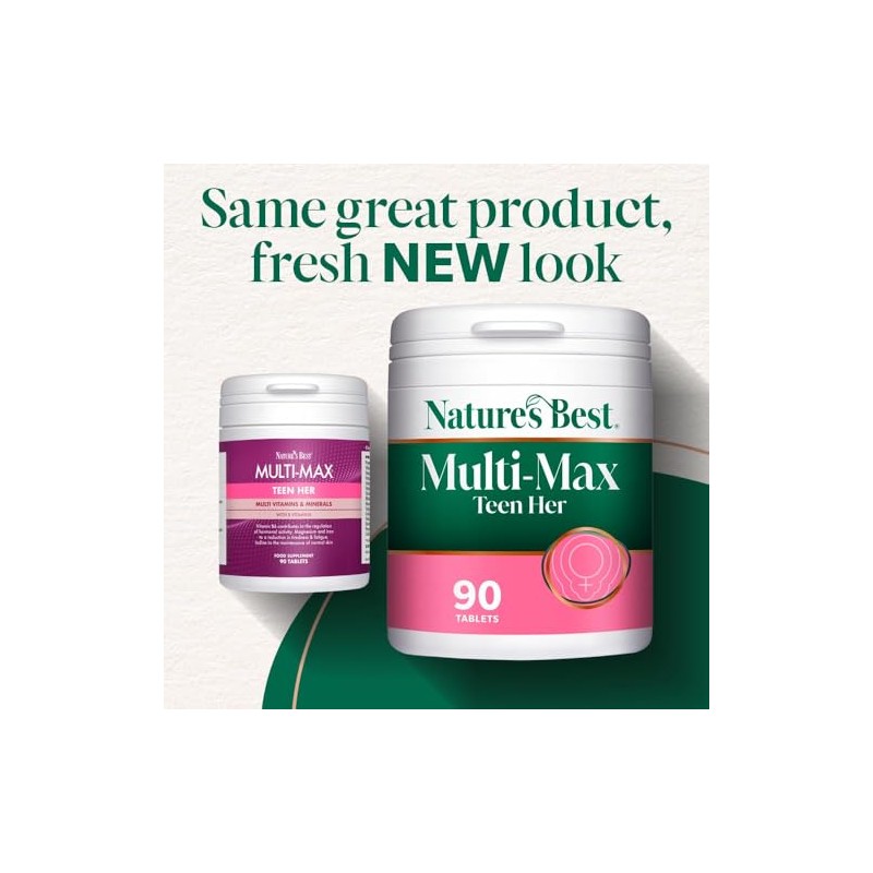 Nature's Best Multi-Max Multivitamin for Teen Her - Growth &