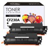 VE-aufis 30A CF230A Black Toner Cartridge 2 Pack Compatible Replacement