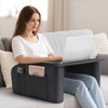 OPTIXCELL Lap Desk with Arm Rest, Ergonomic 17" Laptop Desk