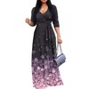 FANDEE Women's 2025 Maxi Dress - Floral Printed Bohemian Summer