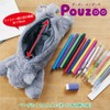 Kingjim PZ2020 Cat Pen Pouch Pen Case Pose- Pen Pouch