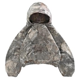 Woman Leopard Cheetah Print Hoodie Camo Hoodie Oversized Sweatshirts Y2k Graphic Hoodies 2000s Streetwear