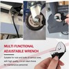 Cawla 6" Adjustable Wrench Fits for Automotive Plumbing and Home
