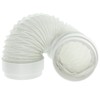SPARES2GO Universal Exterior Wall Tumble Dryer Venting Kit (Brown, 4"