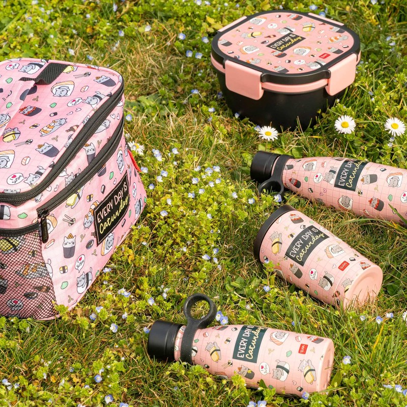 Legami - Borsa termica per il pranzo, tema Sushi Cat,