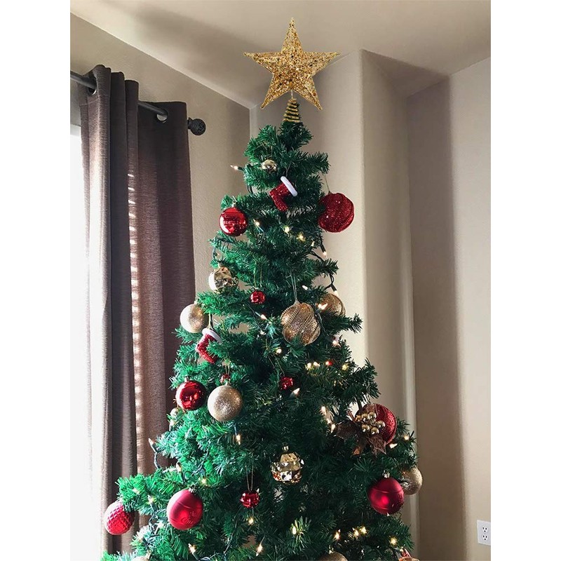 Nyicey Decoración para árbol de Navidad con 5 Puntos de
