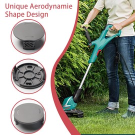 Pack of 2 Replacement Spool Cover for Bosch EasyGrassCut 23, 18, 18-230, 18-260, 18-26, Can Replace Prototype Trimmer Cover F016F05320