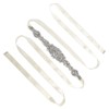 Rhinestone Wedding Dress Belt Elegant Waistbelt Clothes Accessories for Bride