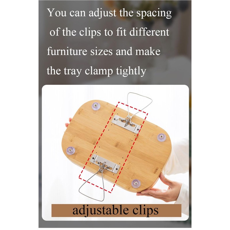 Hosoncovy Sofa Arm Tray, Sofa Arm Clip Table Coach Armrest