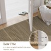 LIVEBOX Modern Rainbow Easy Jute Rug, 5x7 Washable Area Rugs