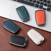 LJMTBKAN for Toyota Key Fob Cover,Aluminum Leather Key Case Compatible