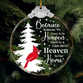 Cardinal Christmas Ornaments, Cardinal Gifts, Sympathy Gifts for Loss of Loved One - Memorial Gifts, Memorial Christmas Ornament, in Memory of Loved One Gifts, Cardinal Ornaments for Christmas Tree