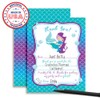 Magical Mermaid Thank You Notes for Kids, Ten 4" x