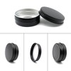 Wopanxye Aluminum Jars 10 Pack 60ml 15ml Black Empty Container
