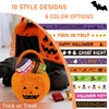 Mersper 60Pcs Wicked Silicone Bracelets Ghost Rubber Wristbands, Classroom Prizes
