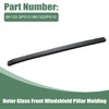 ATUOTPO Passenger Side Outer Glass Front Windshield Pillar Molding Compatible