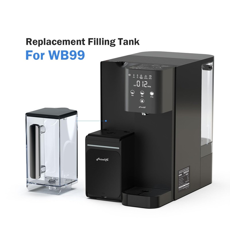 Frizzlife Filtered Water Pitcher for WB99 Countertop Reverse Osmosis System