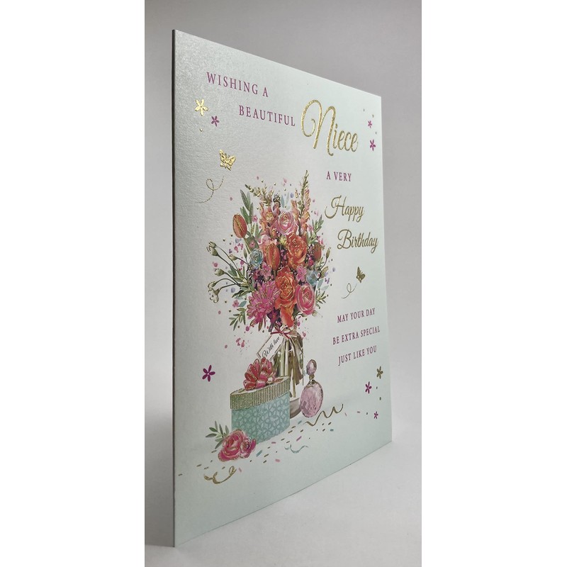 Wishing A Beautiful Niece A Very Happy Birthday Card -