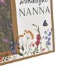 Floral Glass Photo Frame 4' x 6' - Nanna