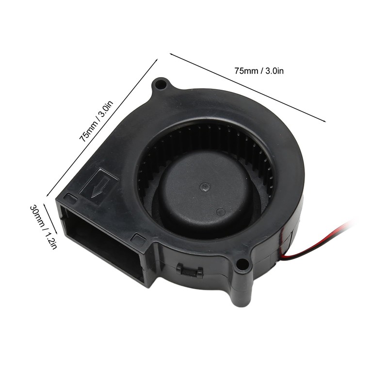 Case Cooling Fan for PC Computer Chassis, 38.5CFM Low Noise