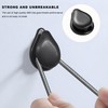 BWBWND 4PCS Car Mini Hooks, Self-Adhesive Backseat Hanger Multifunctional Vehicle