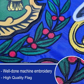 Bradford Embroidered Pennsylvania State Flag 3x5 ft