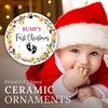 HEXMOZ Bumps First Christmas Ornament 2024 - First Time Parent